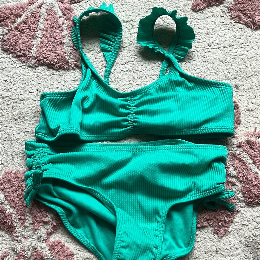 Kids Swimwear Set in Teal